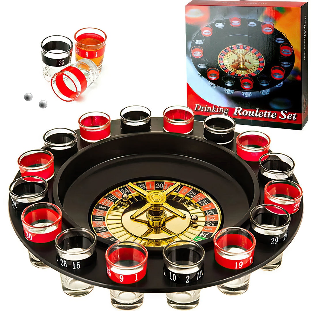 Spinning Shot Glass Game – Party Entertainment Set