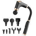 Cordless Massage Gun – 8 Heads, 3 Modes, Long Handle Ergonomic Design, Ultra Quiet Operation