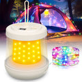 Camping Lantern with Power Bank – 3 Light Modes, Water-Resistant, RGB Ambient Lights