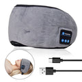 Bluetooth 5.0 Wireless Sleep Headphones Eye Mask with Built-in Speakers, Rechargeable Battery