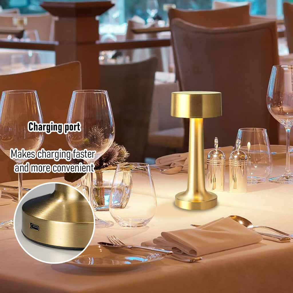 Touch-Control LED Table Lamp – Dimmable Brightness, 3 Light Modes, USB Rechargeable, Elegant Design