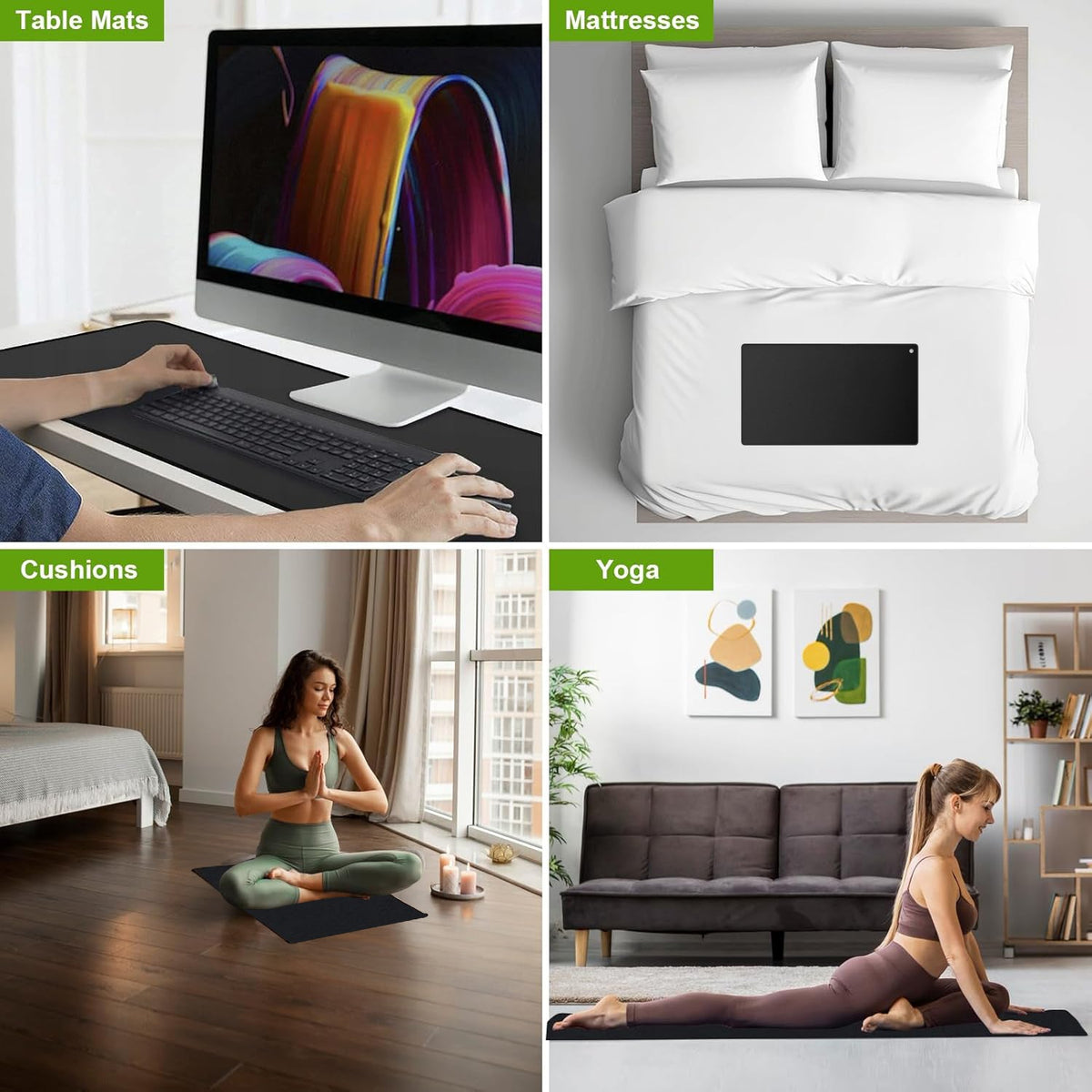 Portable Mat – Multi-Purpose Mat for Home, Office & Travel – Indoor Use Mat