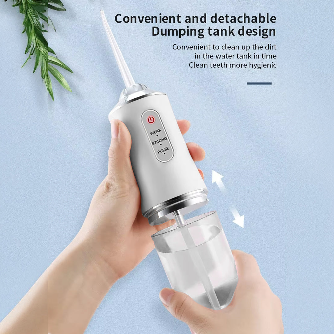 Cordless Water Flosser Oral Irrigator with 3 Modes and USB Rechargeable Design