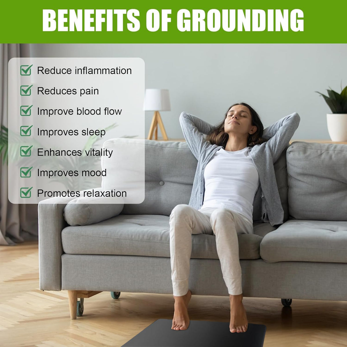 Portable Mat – Multi-Purpose Mat for Home, Office & Travel – Indoor Use Mat
