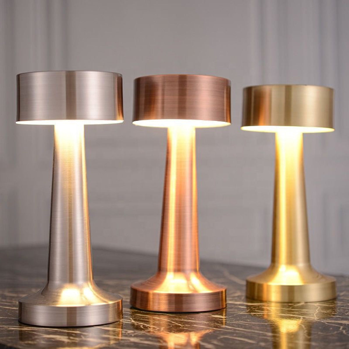 Touch-Control LED Table Lamp – Dimmable Brightness, 3 Light Modes, USB Rechargeable, Elegant Design