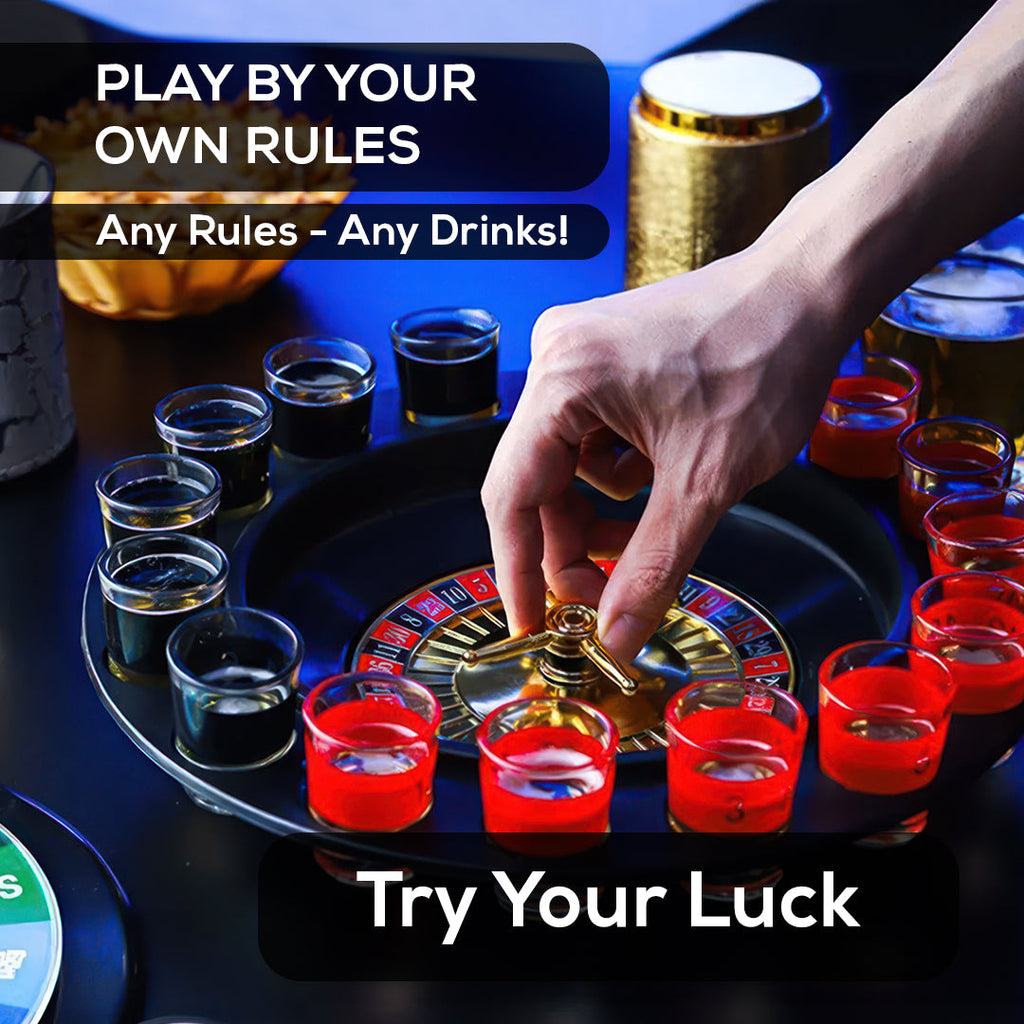 Spinning Shot Glass Game – Party Entertainment Set