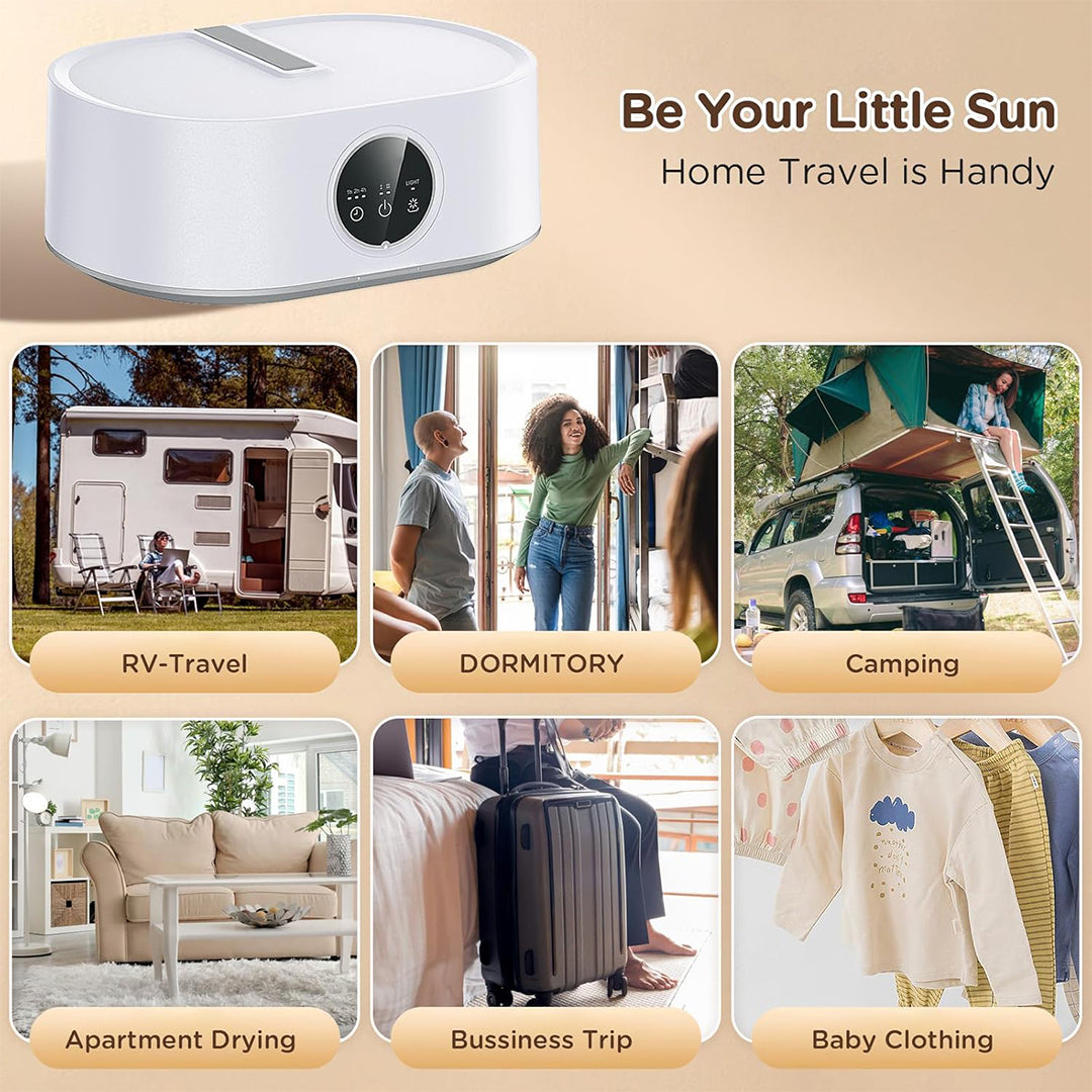 Fast Drying - Portable Foldable Electric Clothes Dryer – Remote Control, Large Capacity