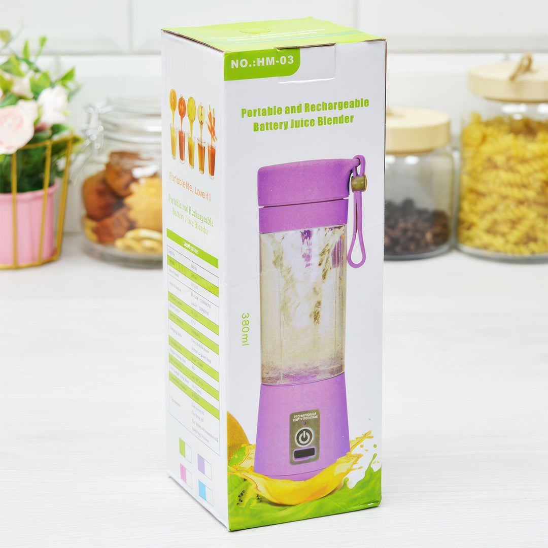 Portable Rechargeable Smoothie Blender 380ml