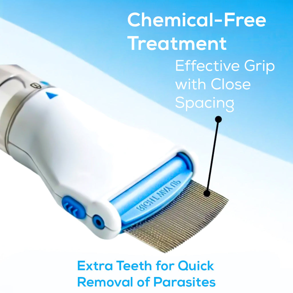 Electric Lice & Flea Comb for Humans & Pets – Chemical-Free & Safe