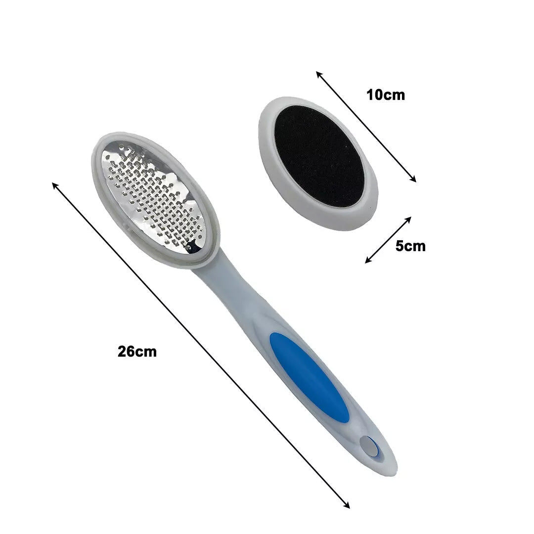 Foot Care Set – Callus Remover & Heel File with Ergonomic Handle