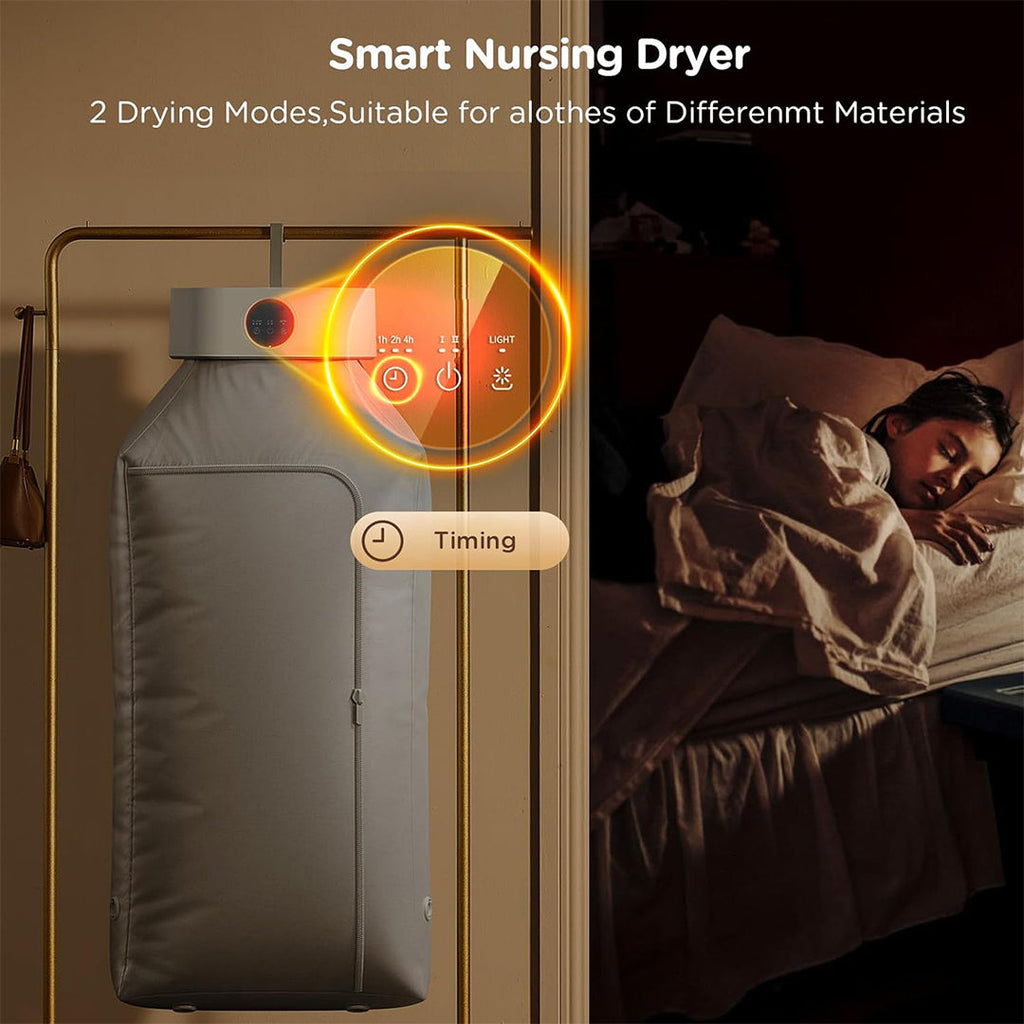 Fast Drying - Portable Foldable Electric Clothes Dryer – Remote Control, Large Capacity