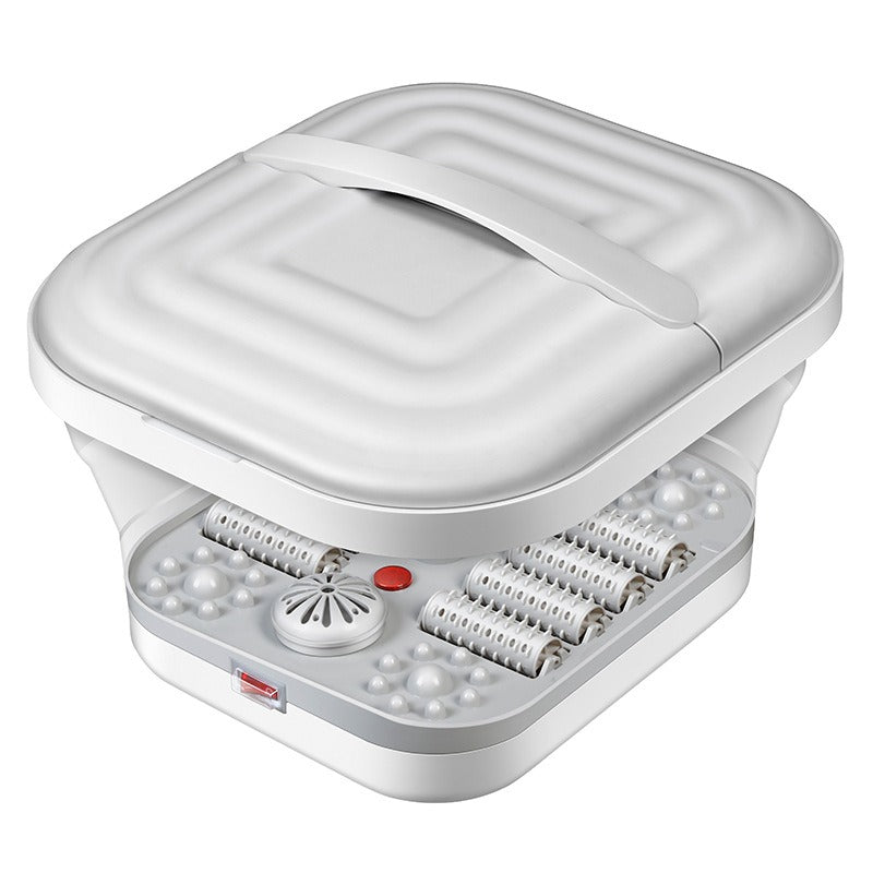 Foot Heating Vibration Blood Circulation Automatic Roller Electric Foot Spa Massager Bath
