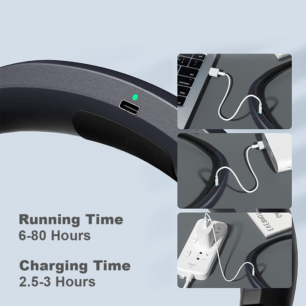 Adjustable Neck Book Reading Light for Hands-Free Use