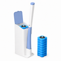 Disposable Toilet Cleaning Brush with 8 Replaceable Sponge Pads – Easy Use & Hygienic Bathroom Cleaner