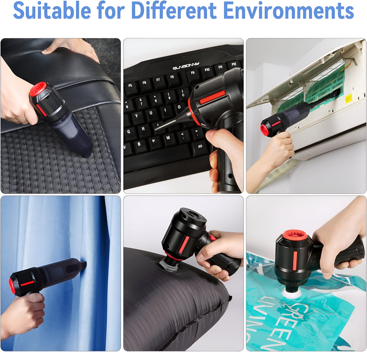 Multi-Functional Rechargeable Mini Handheld Vacuum Cleaner